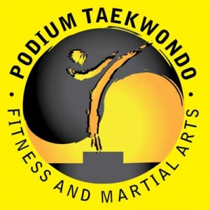 Podium Tae Kwon Do sponsored by AFP Construction near Glasgow